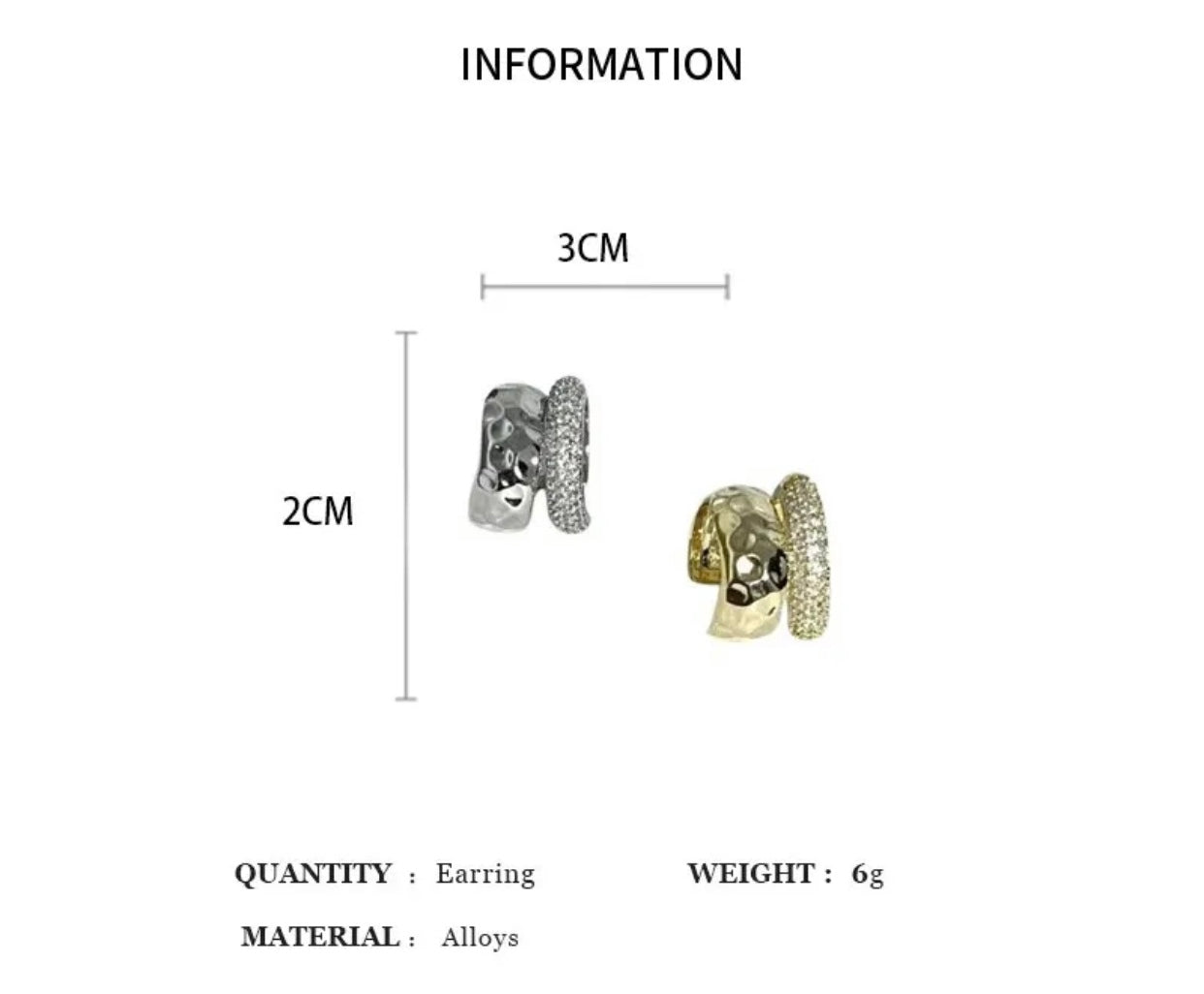 Ear Cuff Non-Piercing Ear Clips 10 TAC