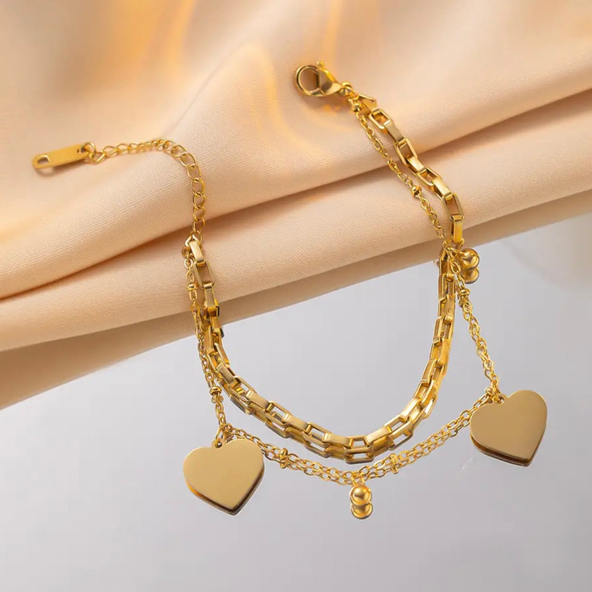 Sweetheart Strand Stainless Steel Bracelet TAC
