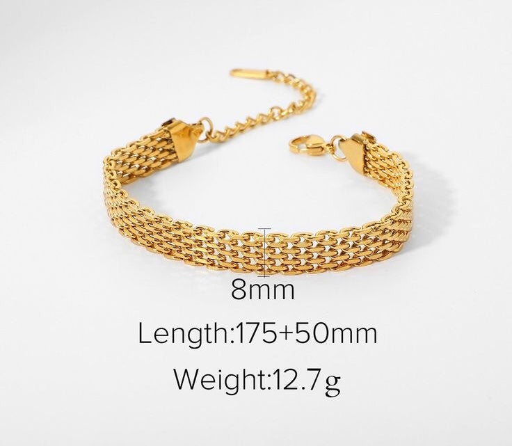 Mesh Stainless Steel Bracelet TAC