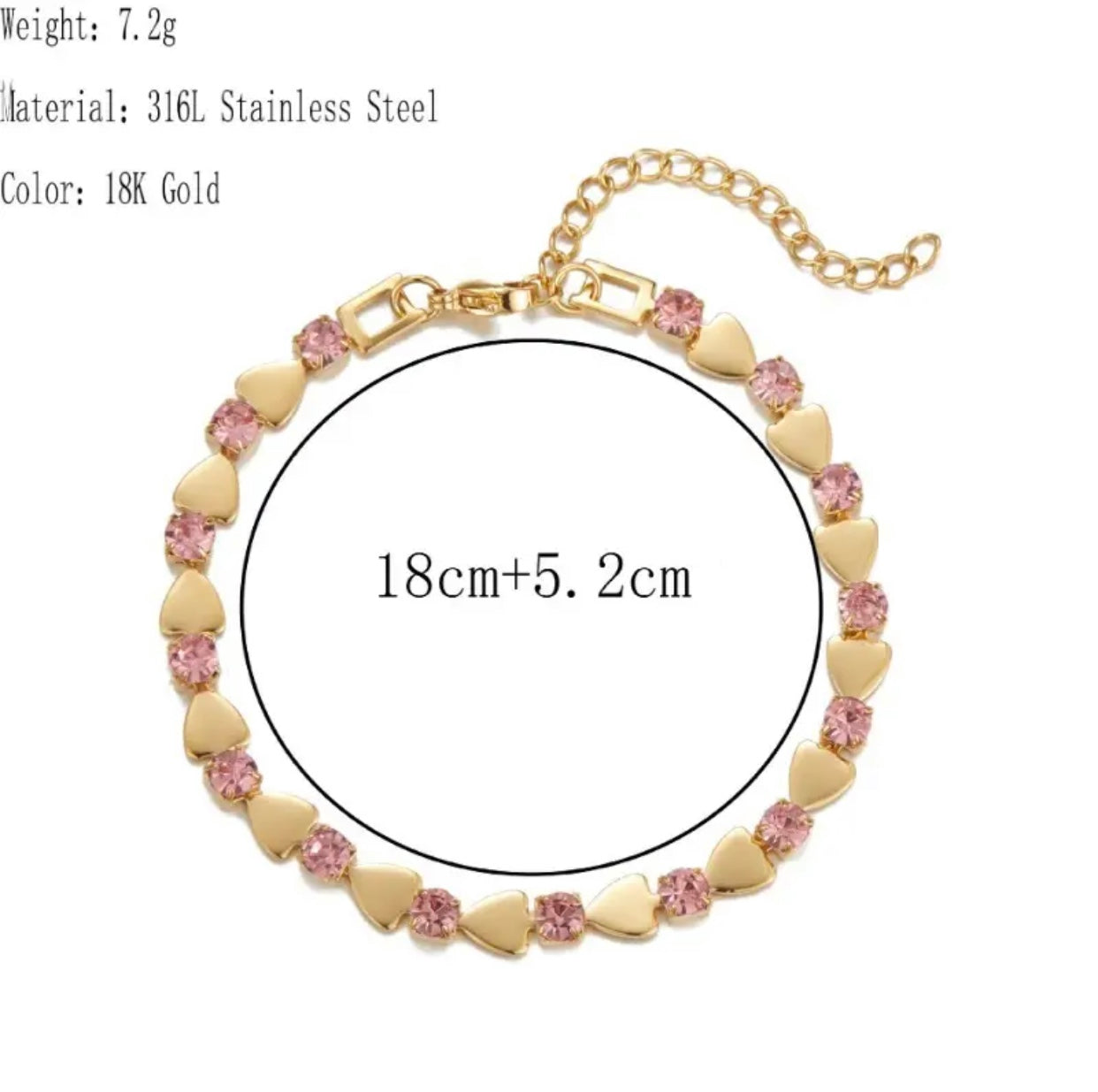 Love Lock Stainless Steel Bracelet TAC