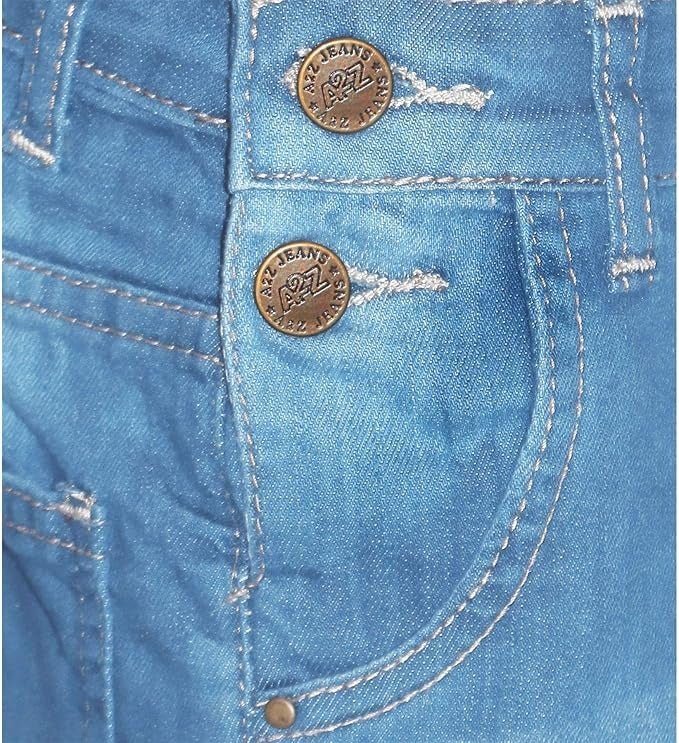 Kids Girls Dungaree Shorts Denim Stretch Jeans Jumpsuit Playsuit All In One TAC
