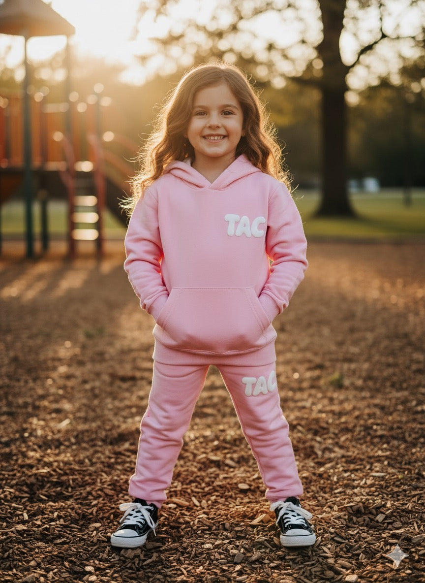 TAC Kids Pink Hoodie Set TAC