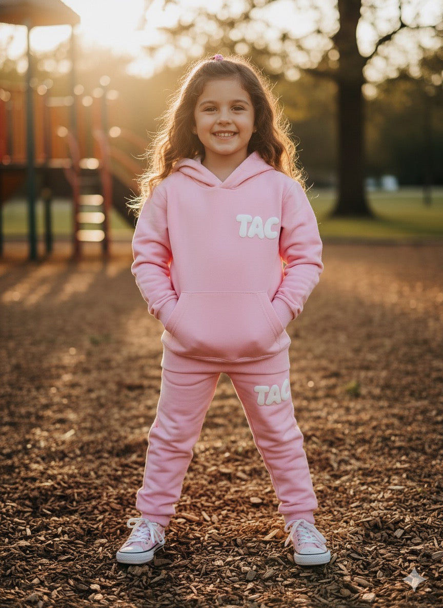 TAC Kids Pink Hoodie Set TAC