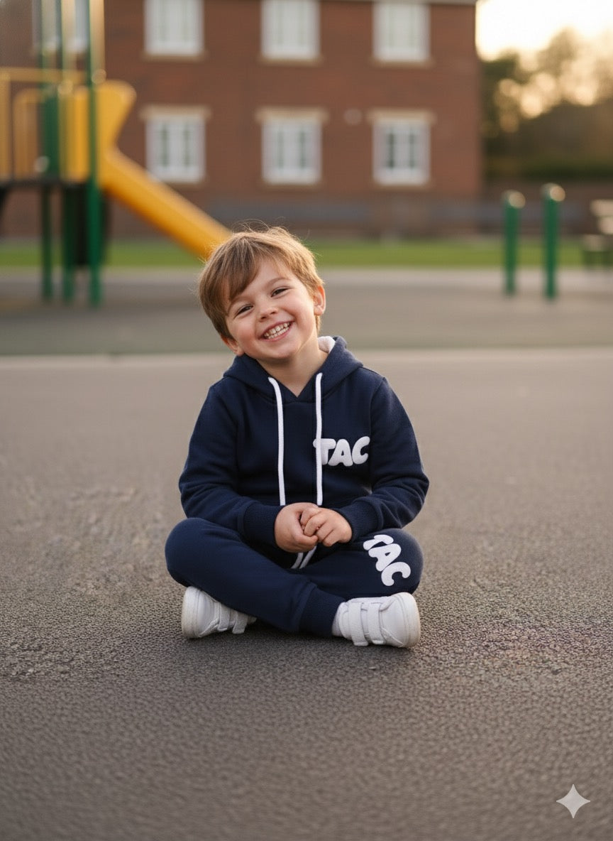 TAC Kids Navy Blue Hoodie Set TAC
